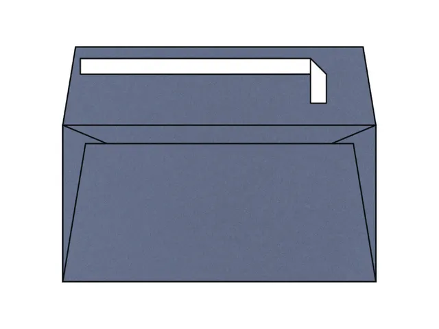 Envelop Olin Origins strip Indigo 120 Gram 110x220mm doos FSC