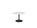 Table De Réunion Linesto Hauteur Fixe Ø120cm Gris - Pied Noir