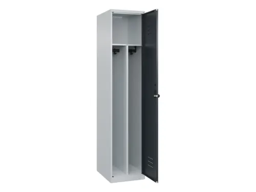 locker voor scheiding van kleding,HxBxD 1850x400x500mm,1vak