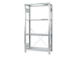 legbordstelling,grondveld,Green,HxBxD 2000x1000x600mm,4xStalen bodem