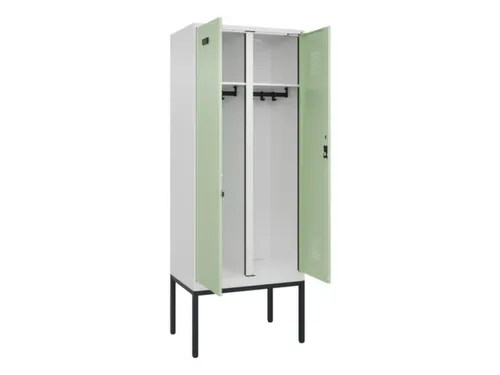 locker voor scheiding van kleding,HxBxD 2120x800x500mm,2vak