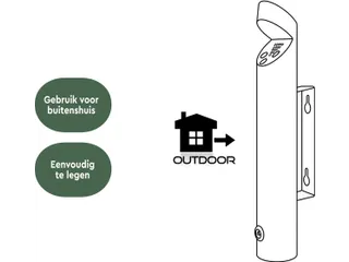 Wandasbak RVS AT200 Zwart - 5