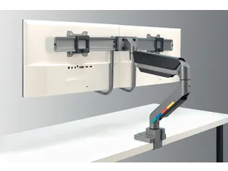 Monitorarm Kensington SmartFit dubbel dwarsbalk handgreep - 3