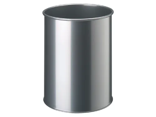 Papierbak Durable 3301-23 15 liter rond zilvermetallic