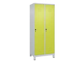 locker,HxBxD 1950x800x500mm,2vak,vak B 400mm,draaigrendel,voeten - 1