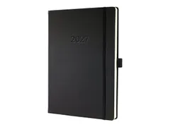 Weekagenda Conceptum A4+ 2027 (NL/FR/EN/DU), verticaal zwart Hardcover