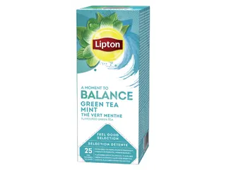 Thee Lipton Balance green tea mint 25x1.5gr - 1