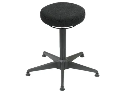 Esd Draaikruk Glijders Voetkruis 460-600mm Antraciet Stof Gasveer