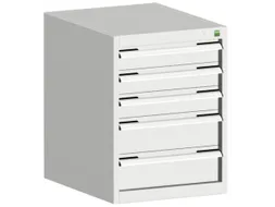 ladekast HxBxD 700x525x525mm 5laden romp RAL7035 front RAL7035