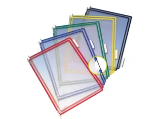 Zichtpaneel Tarifold A4 verticaal 230x343mm Assorti 10 stuks - 4
