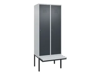 locker voor scheiding van kleding,HxBxD 2120x800x815mm,2vak - 1