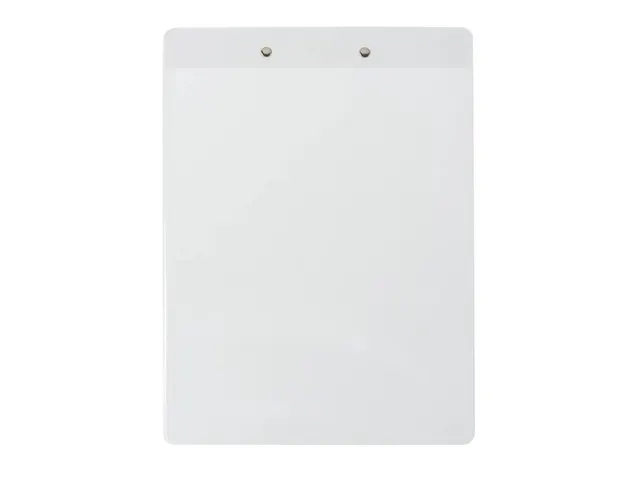 Klemplaat met insteekhoes PP A4 wit