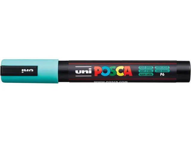 uni-ball Paint Marker op waterbasis Posca PC-3M zeegroen