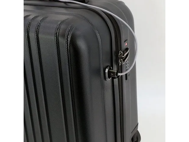 Trolley JSA mat zwart ABS 17 inch laptop