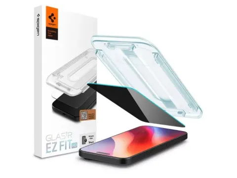 Spigen GlastR EZ Fit Privacy iPhone 16 Pro Max glazen screenprotector