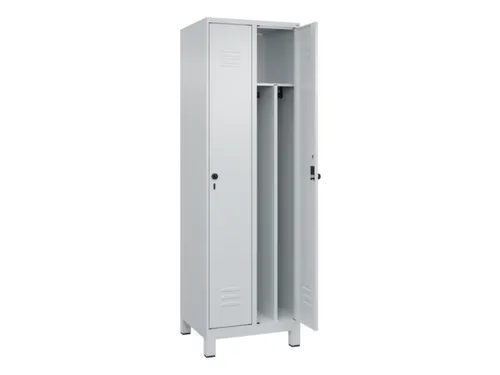 locker voor scheiding van kleding,HxBxD 1950x600x500mm,2vak