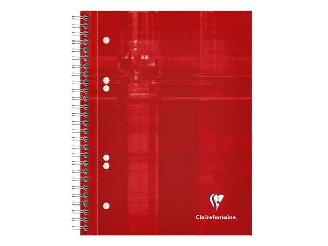 Collegeblok Clairefontaine Studium A5+ ruit 5x5mm 6-gaats 80 pagina's
