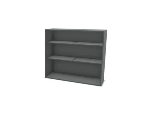 kantoorstelling,opbouwelement,HxBxD 1070x1200x445mm,MS-donkergrijs