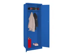 kleding-/wasgoedkast,HxBxD 1800x600x500mm,RAL7035,front RAL3000