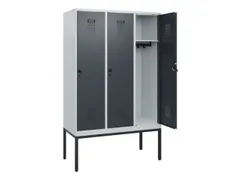 schoollocker,HxBxD 1950x1200x500mm,3vak,vak B 400mm,draaigrendel