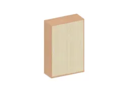 Schuifdeurkast 1540x1000x430mm Decor Romp Beuken Decor Front Esdoorn