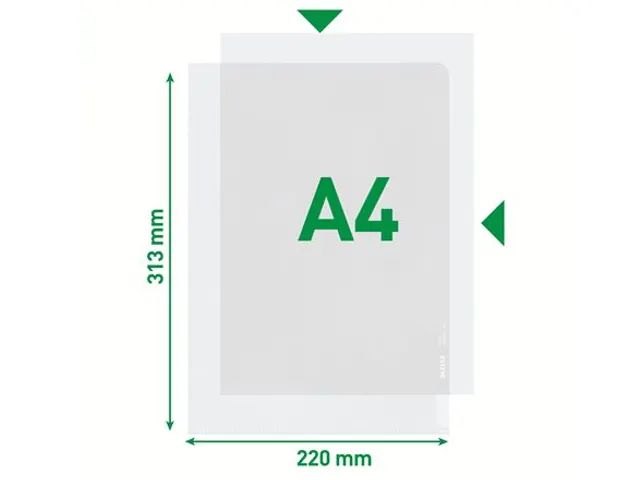 Insteekmap L-map Leitz Premium A4 Pp 0.13mm Generfd