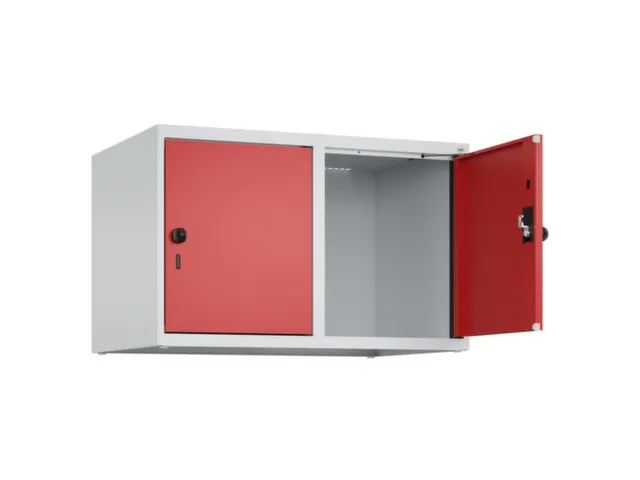 opzetkast,v. locker,2vak.,vak B 400mm,HxBxD 500x800x500mm,draaigrendel