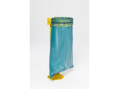 Afvalverzamelaar Voor 120 liter-Zakken Staander Plaatstaal Geel