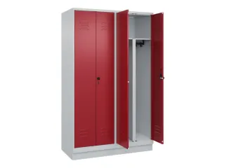 PBM-locker,HxBxD 1950x1200x500mm,4vak,vak B 300mm,draaigrendel - 2
