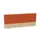 opzetpaneel,v. bureau,aanbouw achter,B 1400mm,NE-esdoorn,BN3012-oranje