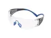 Veiligheidsbril Securefit 400 heldere lens, grijs/rood montuur