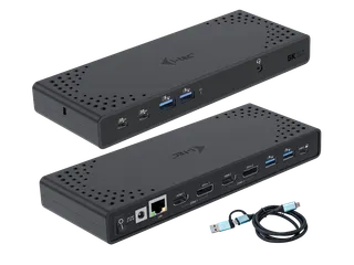 USB 3.0 / USB-C / Thunderbolt 3 Dual Display Docking Station Gen2 + Po - 2