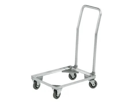 onderwagen,m. greepstang,v. Aluminium transportkist,draagverm. 200kg