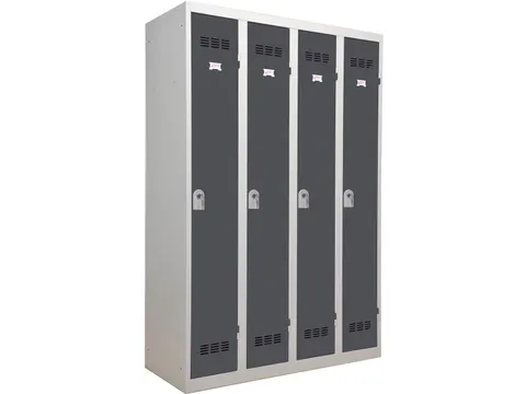 Industriële garderobekast propere industrie 4 deuren