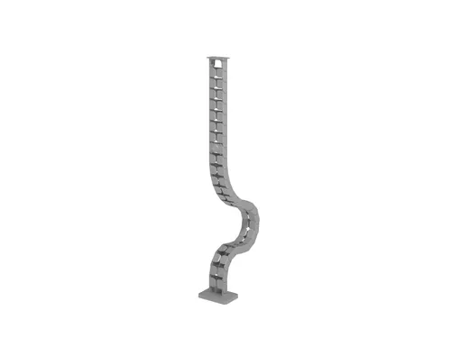 Addit kabelgeleider Grijs voor zit-sta Bureau 130cm incl. magneethoude