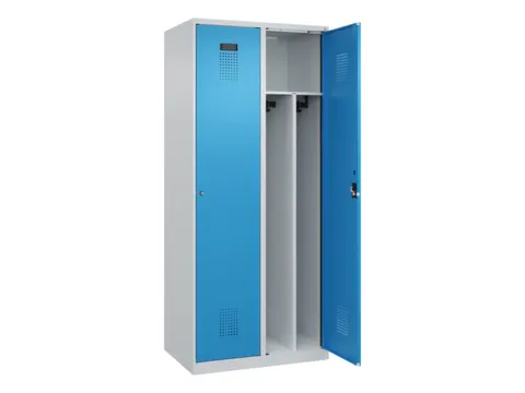 locker voor scheiding van kleding,HxBxD 1850x800x500mm,2vak