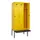 locker met bank,voor scheiding van kleding,HxBxD 2120x900x815mm,3vak