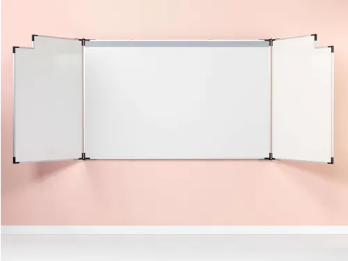Projectiebord vijfvlaks 126x231cm 16:9 mat wit Extraflat finger touch