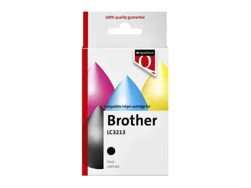Inktcartridge Quantore alternatief tbv Brother LC3213 zwart