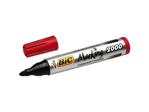 Viltstift Bic 2000 ecolutions rond large rood