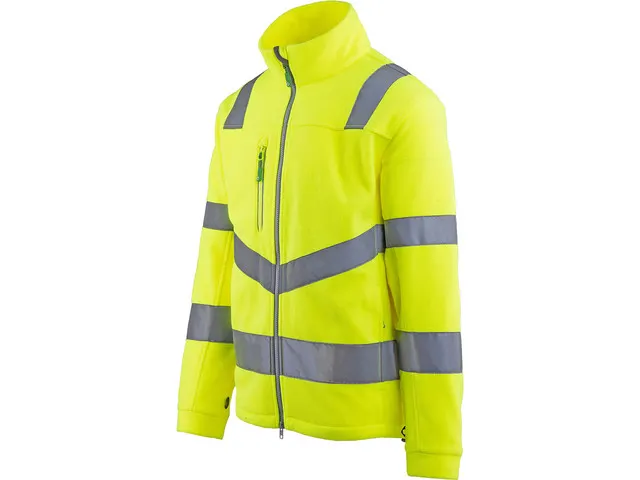 Veste polaire Arco Responsible haute visibilité jaune Taille L