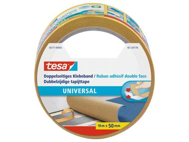 Tesa Tapijttape Universal dubbelzijdig 50mmx10m