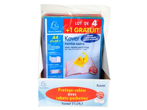 Schriftomslagen Kover transparant 21x29,7cm