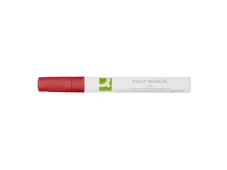 Q-CONNECT Paintmarker op oliebasis ronde punt 2-3mm Rood - 1