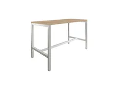 Domino Basic statafel 140x80cm 110cm honey castello 25mm alu