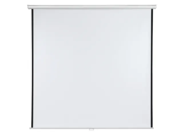 Projectiescherm Afmetingen 200x200 Cm Formaat 1:1 Handbediend