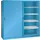schuifdeurkast 1950x2000x580mm 8xStalen bodem scheidingswand RAL5012