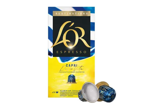 L'Or Destinations koffiecapsules Capri Dolce Vita 12/13 10 stuks