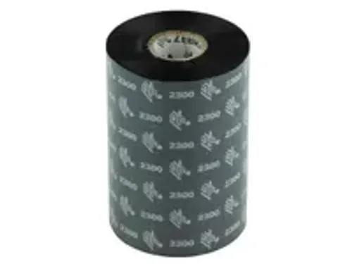 OUTLET Zebra Thermisch transfer Lint Ribbon 2300 Wax 56.9mm 74 meter