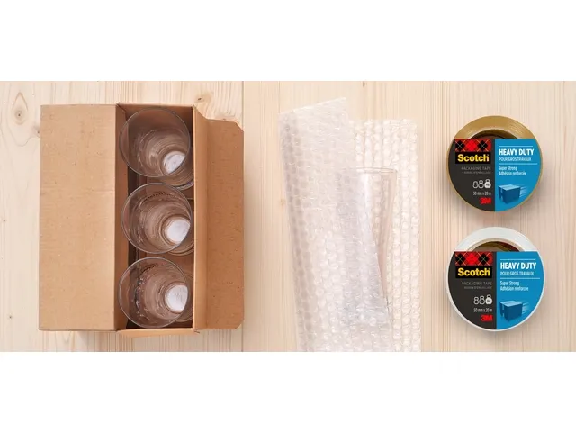 Verpakkingstape Scotch C5020D bruin 50mmx20m PP
